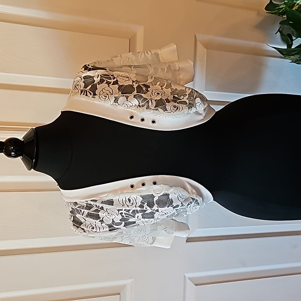 Floral lace cover up.